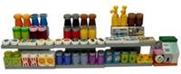 Shop Store Groceries, made using genuine new Lego parts 119 pcs
