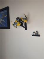 Wall mount for LEGO Star Wars 75038 Jedi Interceptor
