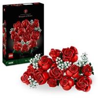 LEGO Botanicals Bouquet of Roses Artificial Flowers Set for Adults incl 12 Faux