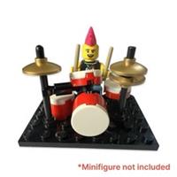LEGO Drum Kit with Drum sticks - *Minifigure Not Included* - Music MOC