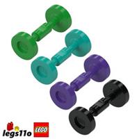 LEGO 2496 / 88423 Pack of 1x 2x 4x - Trolley Wheels / Skateboard / Dumbbell NEW
