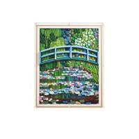 Wall Display Case for LEGO 31220 Claude Monet Bridge Pond Water Lilies