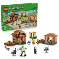 LEGO Minecraft Evoker Village Attack Toy - House Model w/Garden, 11 Figures incl