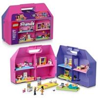 LEGO Friends Creative Dollhouse Suitcase - Travel Toy with 8-Room House, 2 Mini