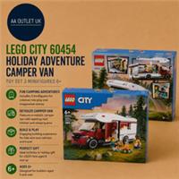 LEGO City 60454 Holiday Adventure Camper Van Toy Set 3 Minifigures 6+ Design New