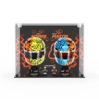 UNIQUEDISPLAY Display Case for LEGO 43017 & 43023 McLaren F1 Norris Helmets