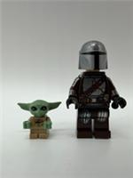 LEGO Star Wars Minifigures - The Mandalorian & Din Grogu - sw1258 sw1113 75410