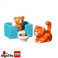 LEGO Friends Ginger Cat and Kitten NEW minifigure with accessories 115472 114851