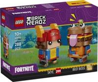 -Lego 40910 BRICKHEADZ Fortnite- Beef Boss & Skye -Brand New & Sealed-