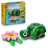 LEGO Creator 3in1 Turtle with a Water Lily Flower Toy - Animal Figure Transforms