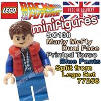 LEGO Speed Champions Back to the Future Marty McFly Minifigure SC138 - Set 77256