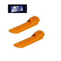 ⭐ LEGO PAIR OF ORANGE BRICK AND AXLE SEPARATORS NEW