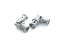 LEGO 2x Technic Universal Joint 3L Connector Light Bluish Grey 61903 4525904
