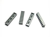 Lego 4x Technic Gear Rack 1 x4 - Light Bluish Grey 3743 NEW