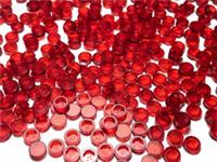 Lego 40x Tile Round 1 x 1 98138 Trans-Red NEW