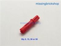 LEGO Technic Axle Pin 3L with Friction Ridges &1L Axle 11214 RED Pick Pk Size