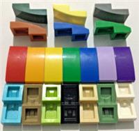 LEGO Slope Curved Bricks 1x2 x0.66 (Packs of 8) Design ID3593, 11477