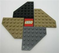 LEGO 6x6 PLATES without Corner (Packs of 4) - Choose Colour - Design 6106