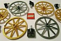 LEGO Wheels 3.2x56mm or 3.2x43mm with 10 Spokes (Pack of 2) 33212, 33211