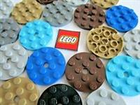 LEGO ROUND PLATES 4x4 (Pack of 4) Pick Your Own Colour - Design ID 60474