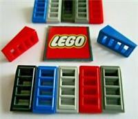 LEGO 1x2 Slope 18 2x1x2/3 Grille (Packs of 8) Design ID 18863, 61409