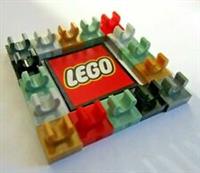 LEGO PLATES 1x1 with Raised Clip (Pack of 8) - Design 15712, 44842