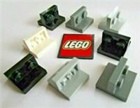 LEGO Plate 1x2 with Vertical Tile 2x2 Bracket (Packs of 4) Design ID 41682