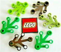 Lego PLANT Leaf / Leaves 4x3 (Pack of 8) Design ID 2423