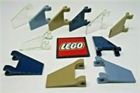 LEGO Flag 2x2 with 2 Clips Trapezoid Pick Your Colour (Pack of 4) - Design 44676