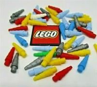 LEGO Unicorn Horn with Spiral - Design 34078, 89522 Conical 3.2 (8 Pack)