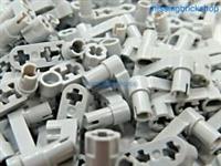 LEGO Technic, Liftarm 1 x 3 with 2 Axle Holes & Pin / Crank 33299 Light Blu Grey