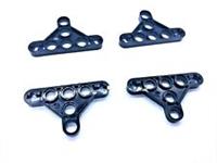 LEGO 4x Technic, Liftarm, Modified Triangle Thin, Type II 99773 65193 BLACK NEW