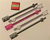LEGO Bar 1x12 with 1x2 Plate End 1x1 Round Plate End (Pack of 2) Design 99784