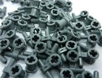 LEGO Technic Pneumatic Hose Connector w/ Axle Connector Dark Bluish Grey 99021