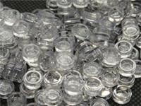Lego 50x Tile Round 1 x 1 32380 98138 Trans-CLEAR New