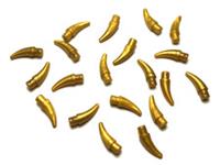 LEGO 20x Barb / Claw / Horn /Tooth (Small) Pearl Gold 53451 88513 NEW