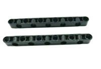 LEGO 2x Technic Liftarm Modified Perpendicular Holes Thick 1 x 11 73507 BLK NEW
