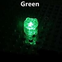 ? BUMSTORE CUSTOM 2X2 ROUND GREEN LED LIGHT BRICK FOR LEGO NEW