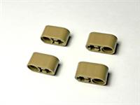 Lego Technic Liftarm Thick 1 x 2 - Axle Hole Dark Tan *Pack of 4* 60483 6170313