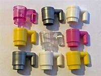 LEGO Mug Bricks for Minifigures (Packs of 4) - Choose Colour - Design 3899