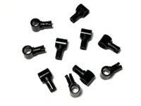 LEGO x10 Technic Pin 15100 w/ Friction Ridges & Pin Hole Black NEW