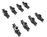 LEGO x8 Technic Pin 3L,Friction Ridges Lengthwise,Center Pin Hole Black 87082