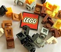 LEGO PLATES 1x1 with1/2 Upwards Bracket (Pack of 8) - Design 36840