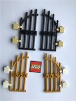 LEGO 2 Castle Gates Arched with Bars 1x4x9 and Hinges - Choose Colour - 42448