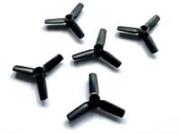 Lego 5x Propeller Black 3 Blade 5 Diameter 92842 77099 Airplane NEW FREE P&P