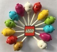 LEGO Balloons for Minifigures - (3 Complete Balloons) Design 3262, 15395, 24947