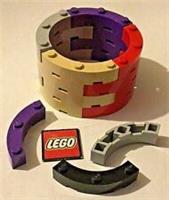 LEGO 4x4 Round Corner BRICKS with 3 Studs (Packs of 4) - Design 48092