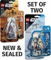 LEGO STAR WARS #40557 DEFENSE OF HOTH & 40558 CLONE TROOPER COMMAND STATION