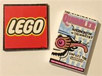 Lego White 2x3 Tile with The Quibbler" ID 39343, 79187 FREE POSTAGE