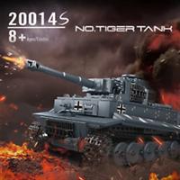 Mould Kind 20014s Remote Control Tiger Tank motorised building blocks WW2